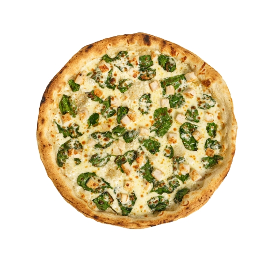 Smetanová Kuřecí s listovým špenátem